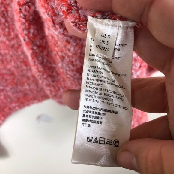 FREE PEOPLE BFF Sweater Cowl Neck Oversized Crop Sweater Size Small - Picture 15 of 16